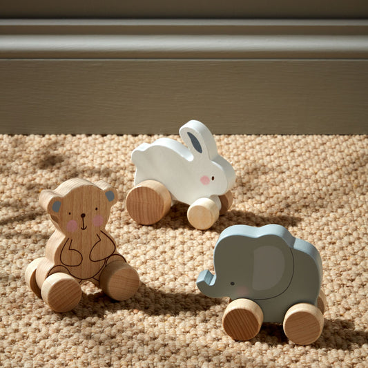 Bambino Wooden Animal Push Toy